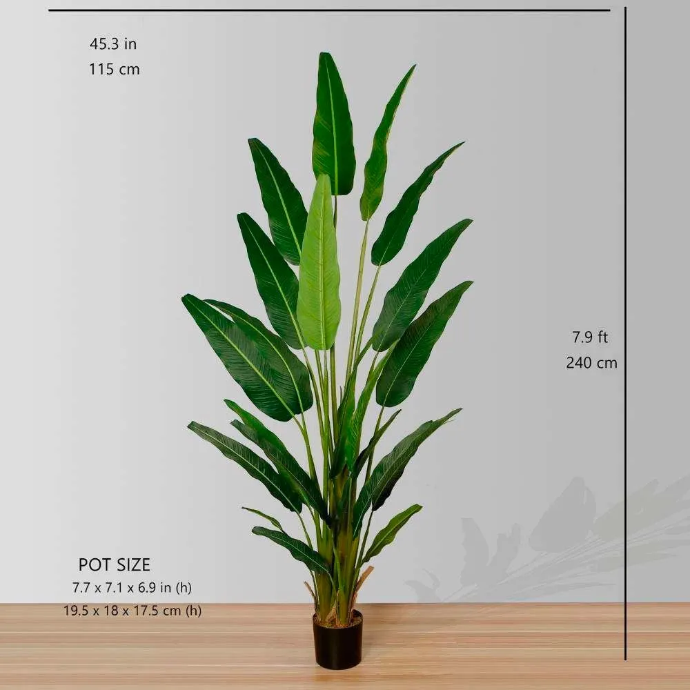 Senior artificialis viatores Palm ligni potted plant