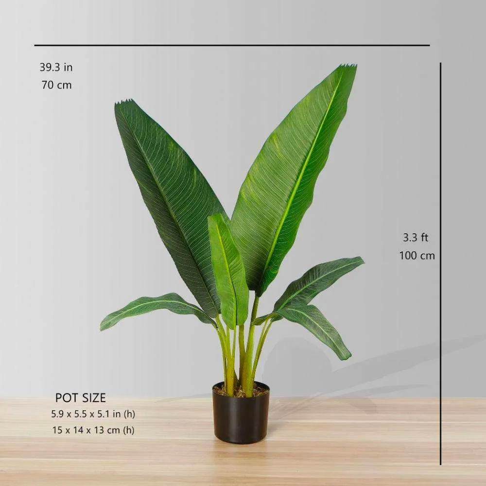 Artificialis viatores Palm ligni potted plant