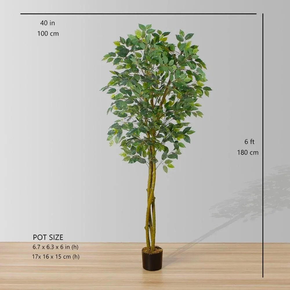 Artificialis Ficus lignum potted Plant (Multiple Sizes)