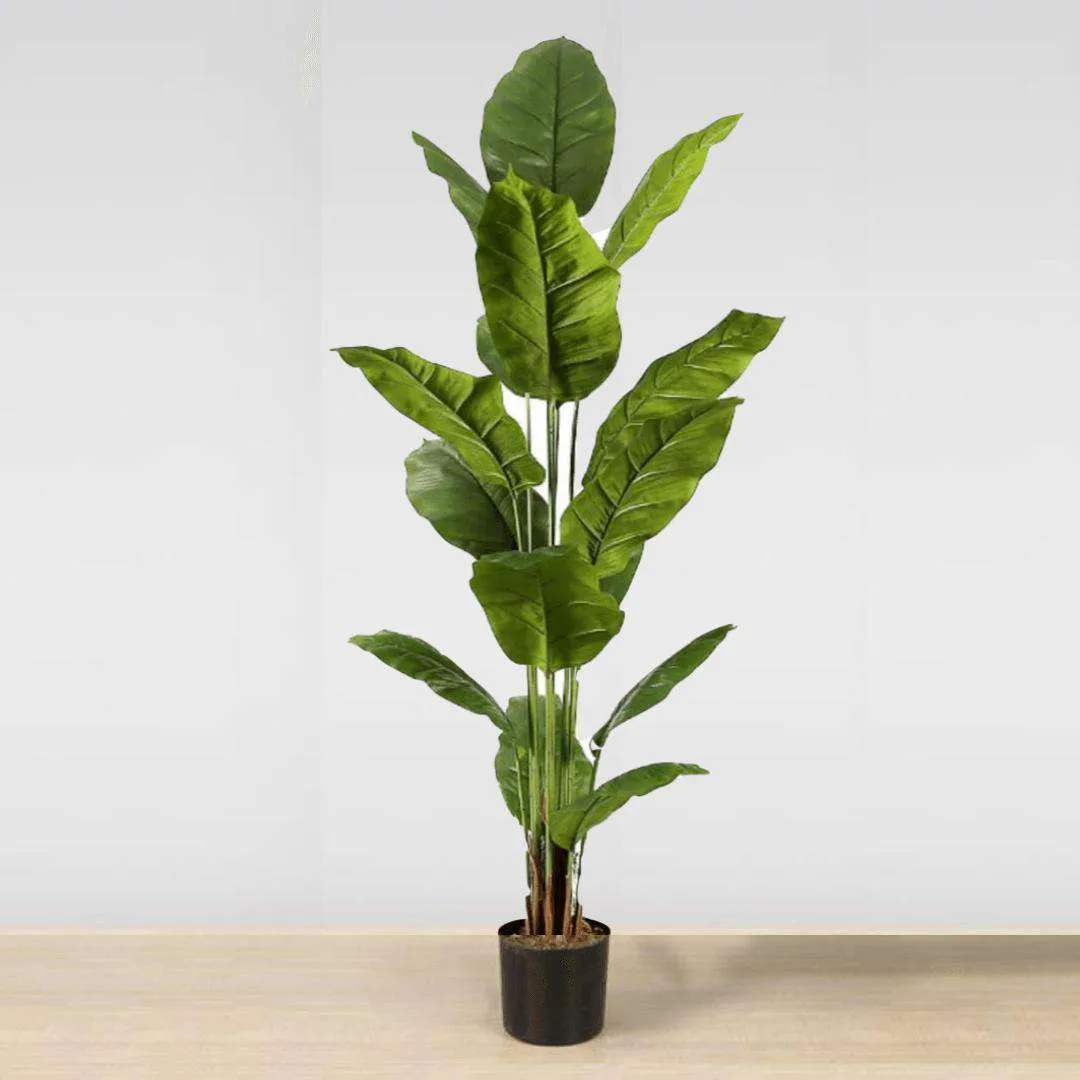 Artificialis spathiphyllum folium potted plant (multa magnitudinum)