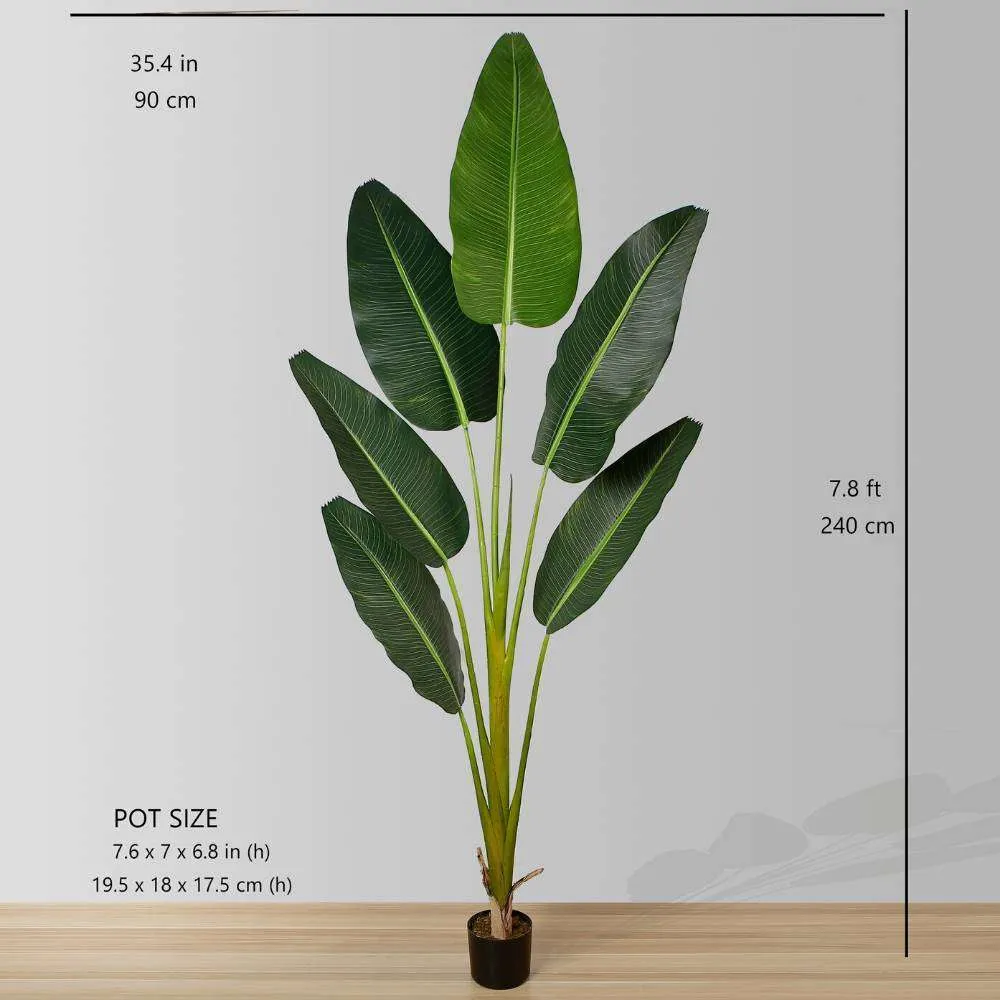 Senior artificialis avis paradiso potted plant (multa magnitudinum)