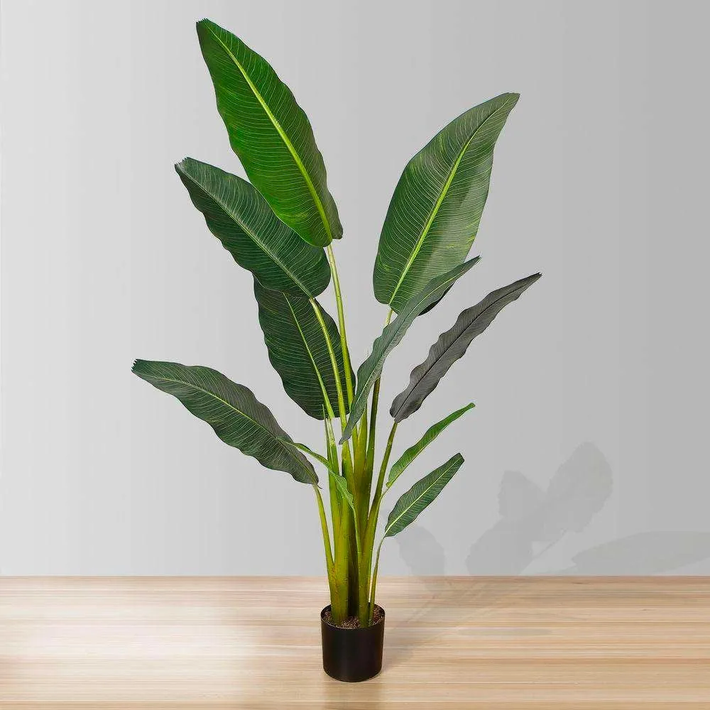 Artificialis viatores Palm ligni potted plant