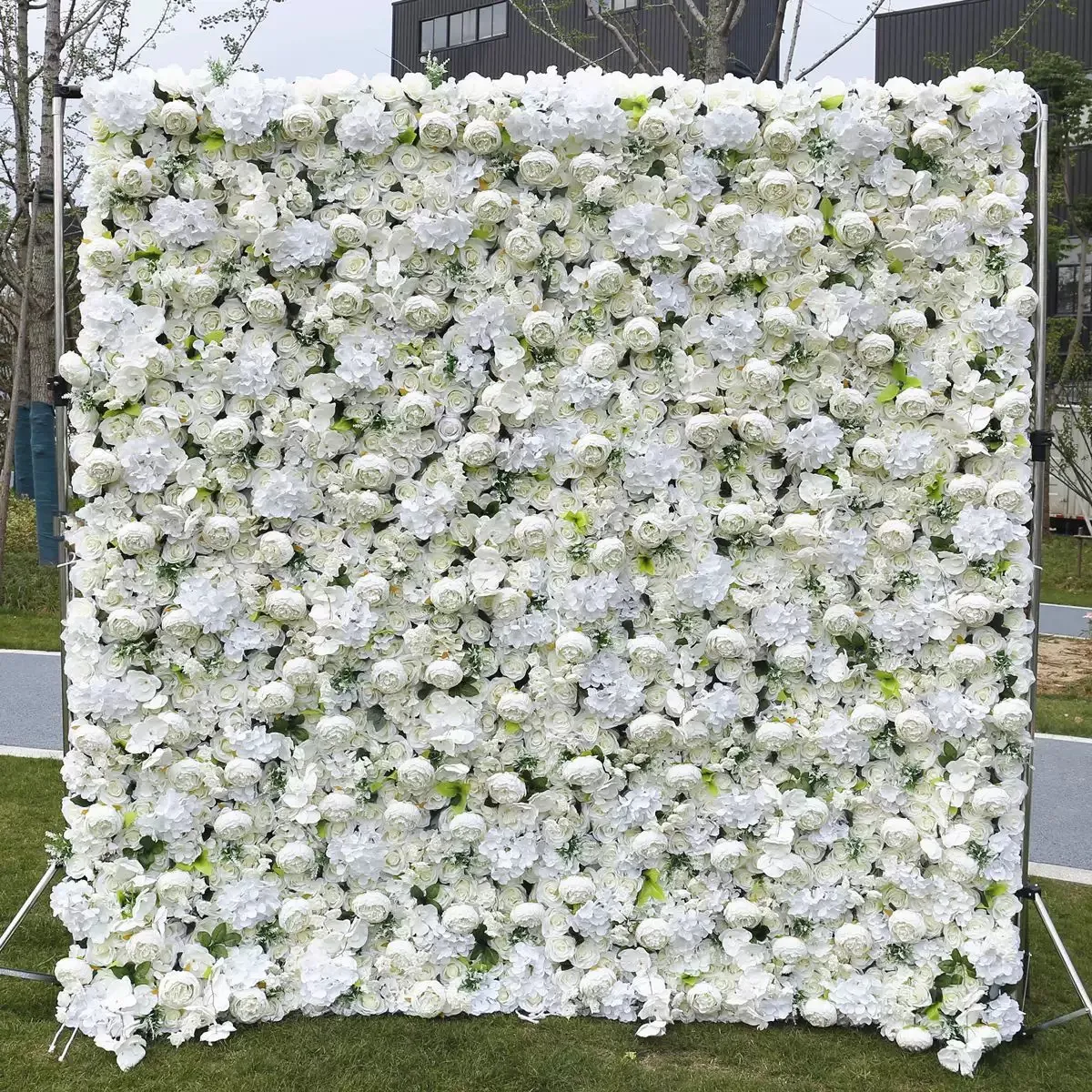YBLioouke Flos Wall fabricae Rolling Sursum sagum Floral BackDrop Nuptialis Party rogationem decor