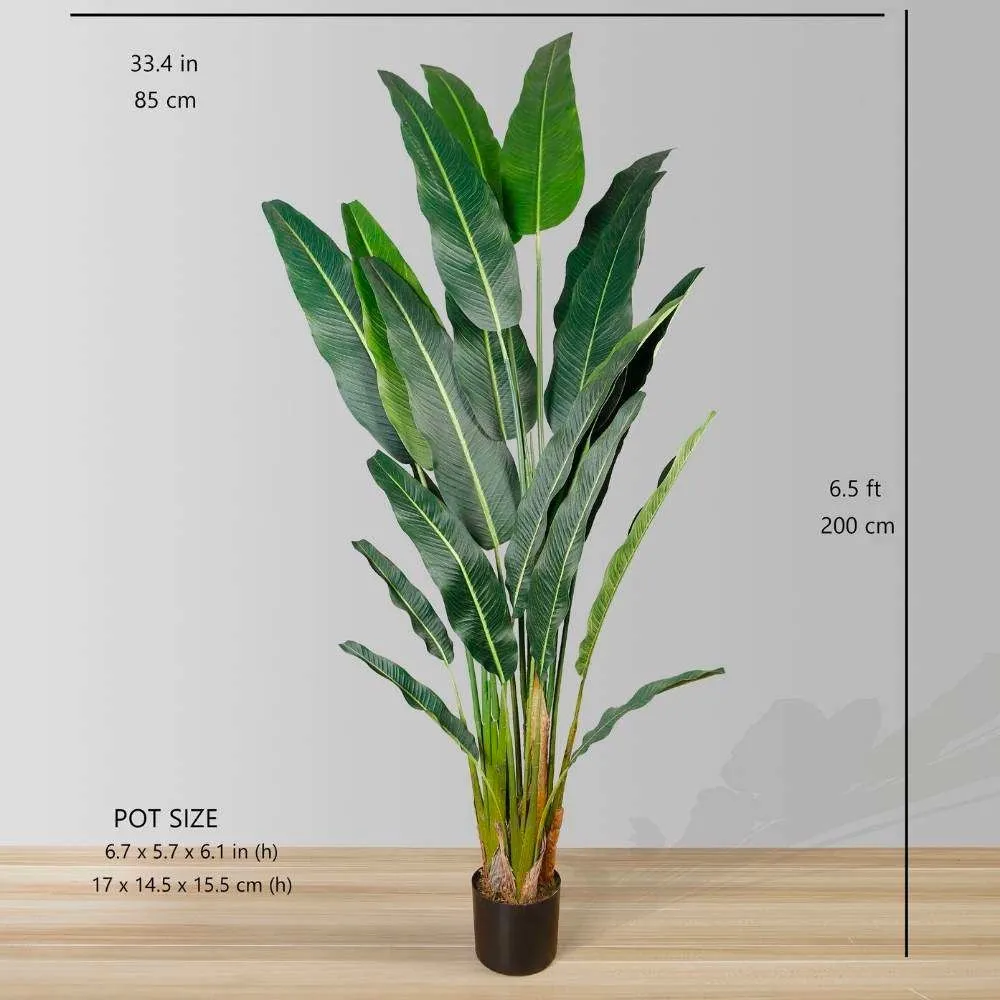 Senior artificialis viatores Palm ligni potted plant