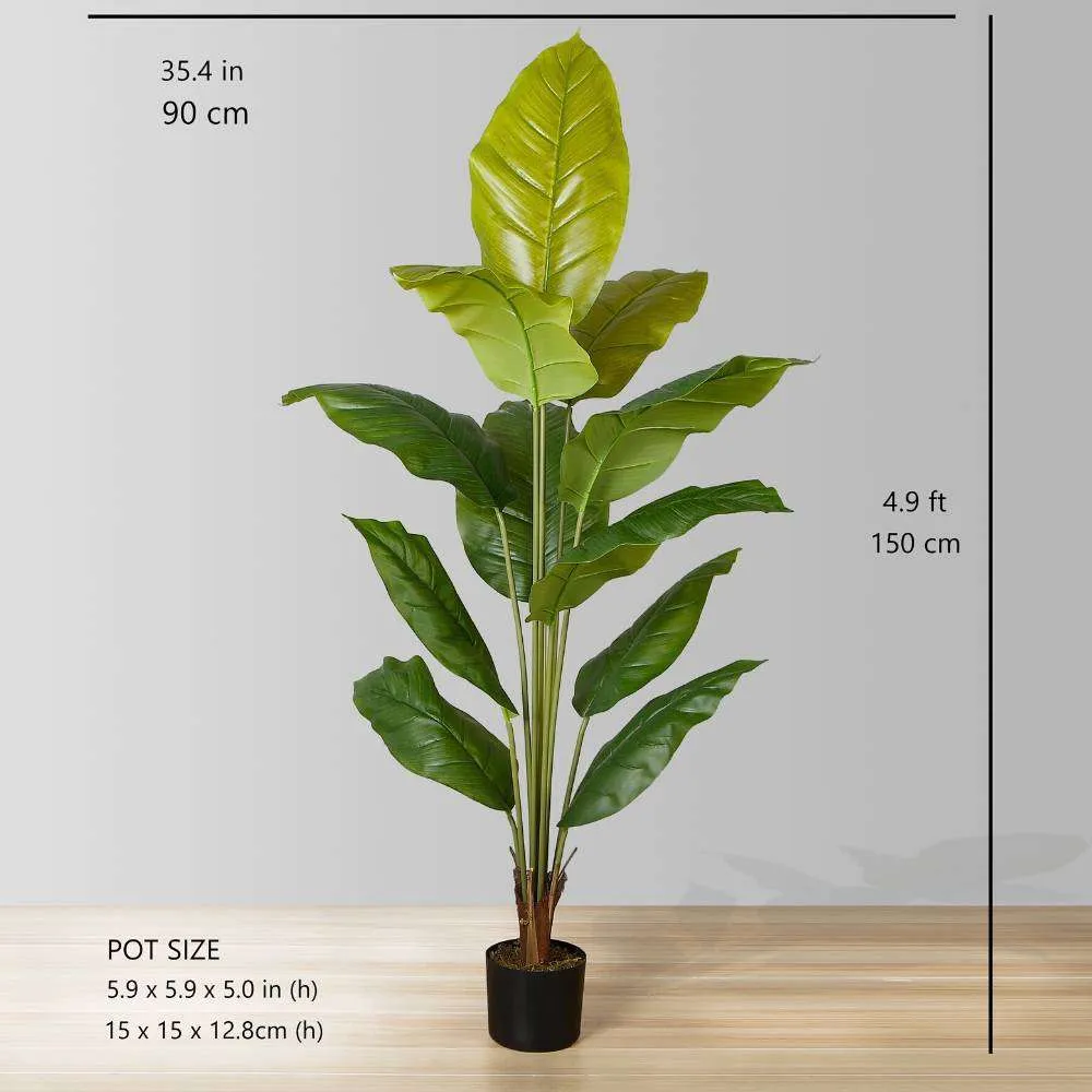 Artificialis spathiphyllum folium potted plant (multa magnitudinum)