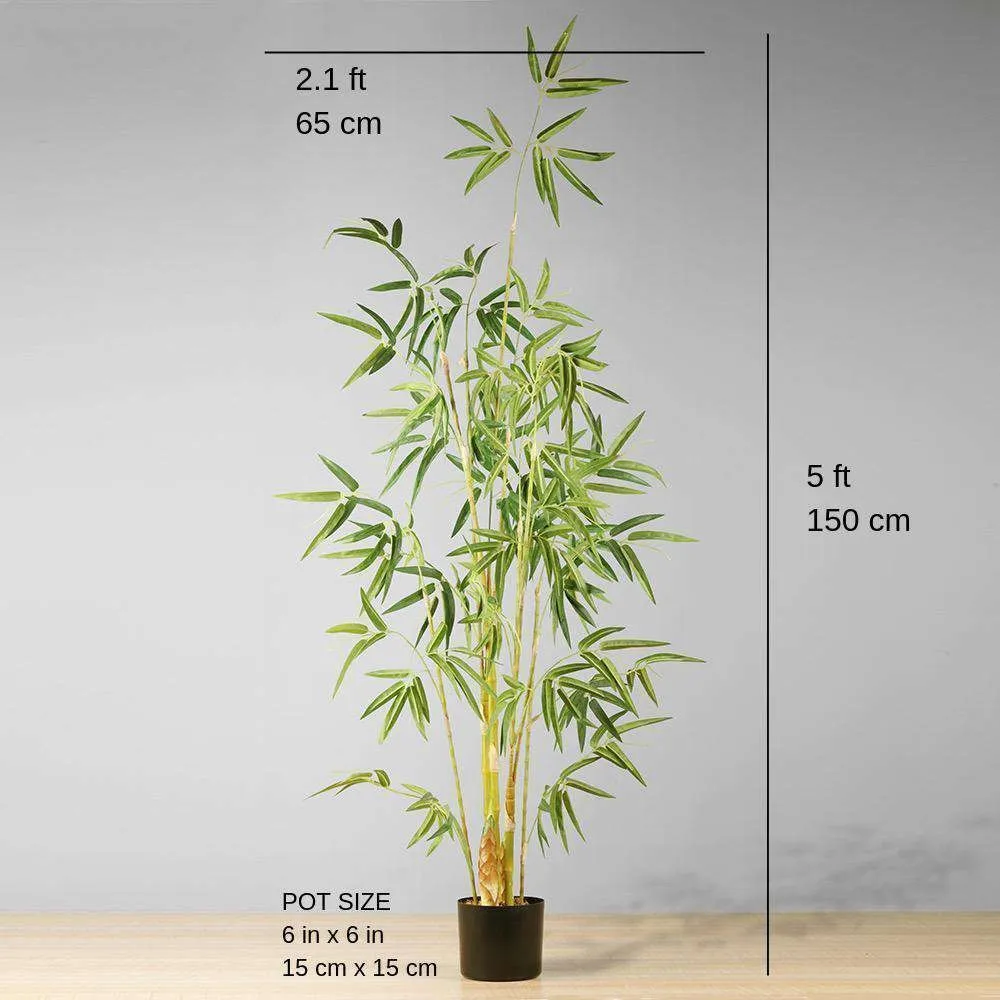 Artificialis bamboo potted plant