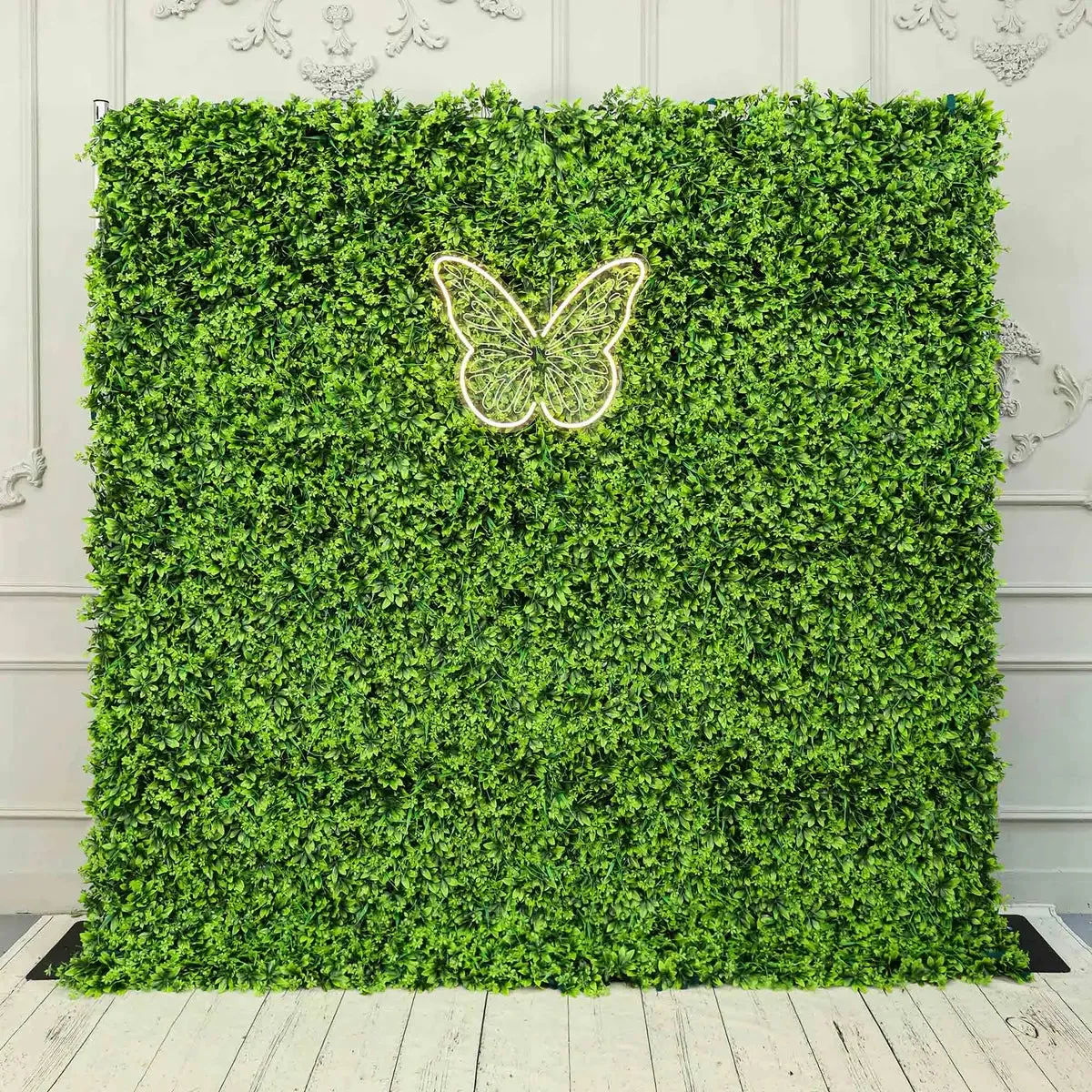 Flos Wall Viride artificialis fabricae volvente sursum sagum floralibus backdrop