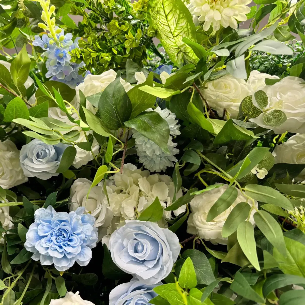 Flos Wall Viride artificialis fabricae volvente sursum sagum floralibus backdrop
