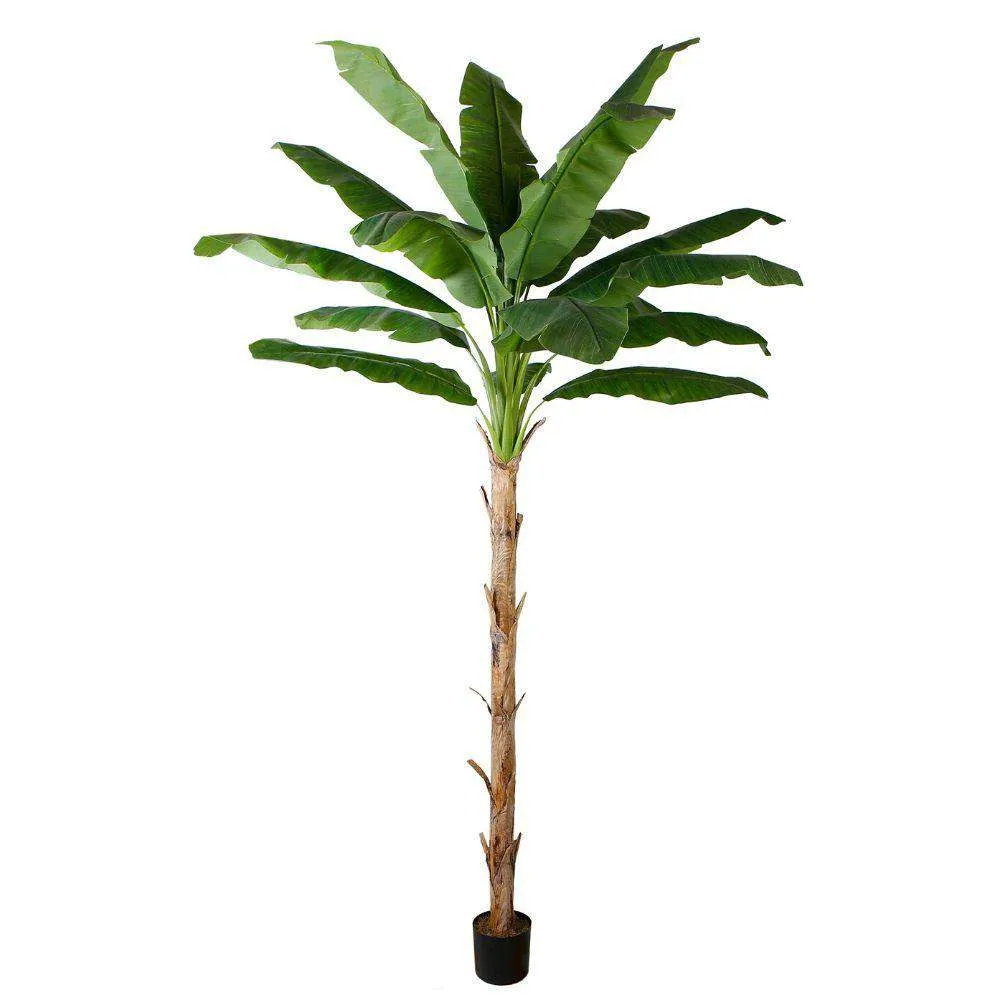 Suspendisse artificialis Musa lignum potted plant