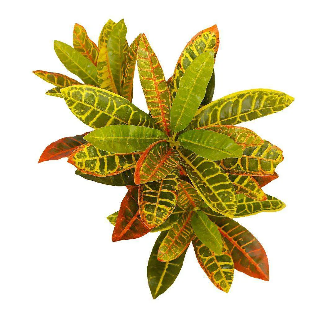 Artificialis crotons potted plant