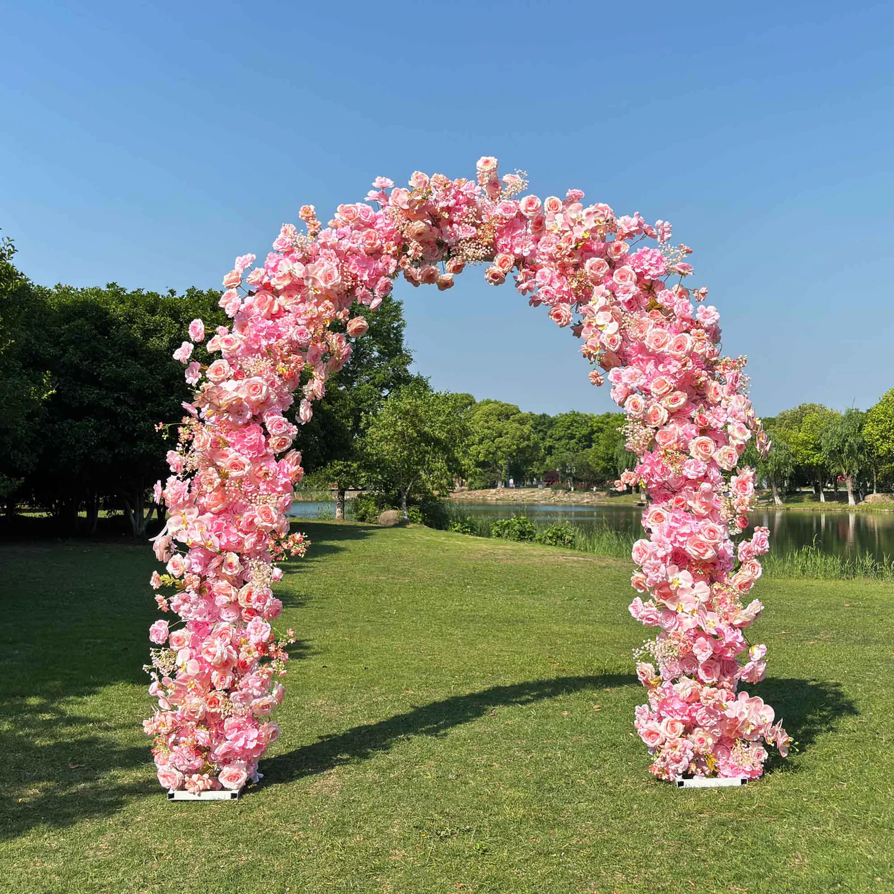 Flos Arch artificialis Floral BackDrop rogationem Nuptialis Party Decor