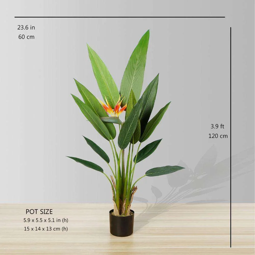 Suspendisse artificialis avis paradiso potted plant (multa moles)