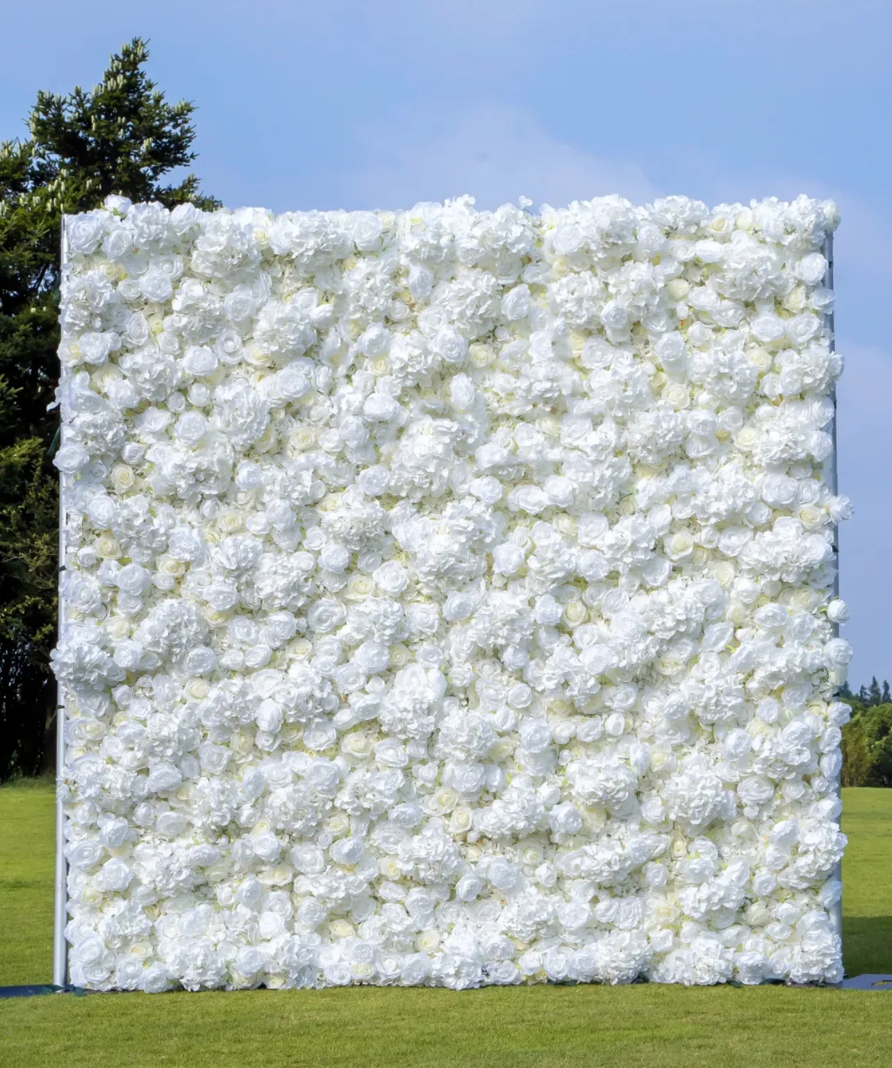 YBLioouke Flos Wall fabricae Rolling Sursum sagum Floral BackDrop Nuptialis Party rogationem decor