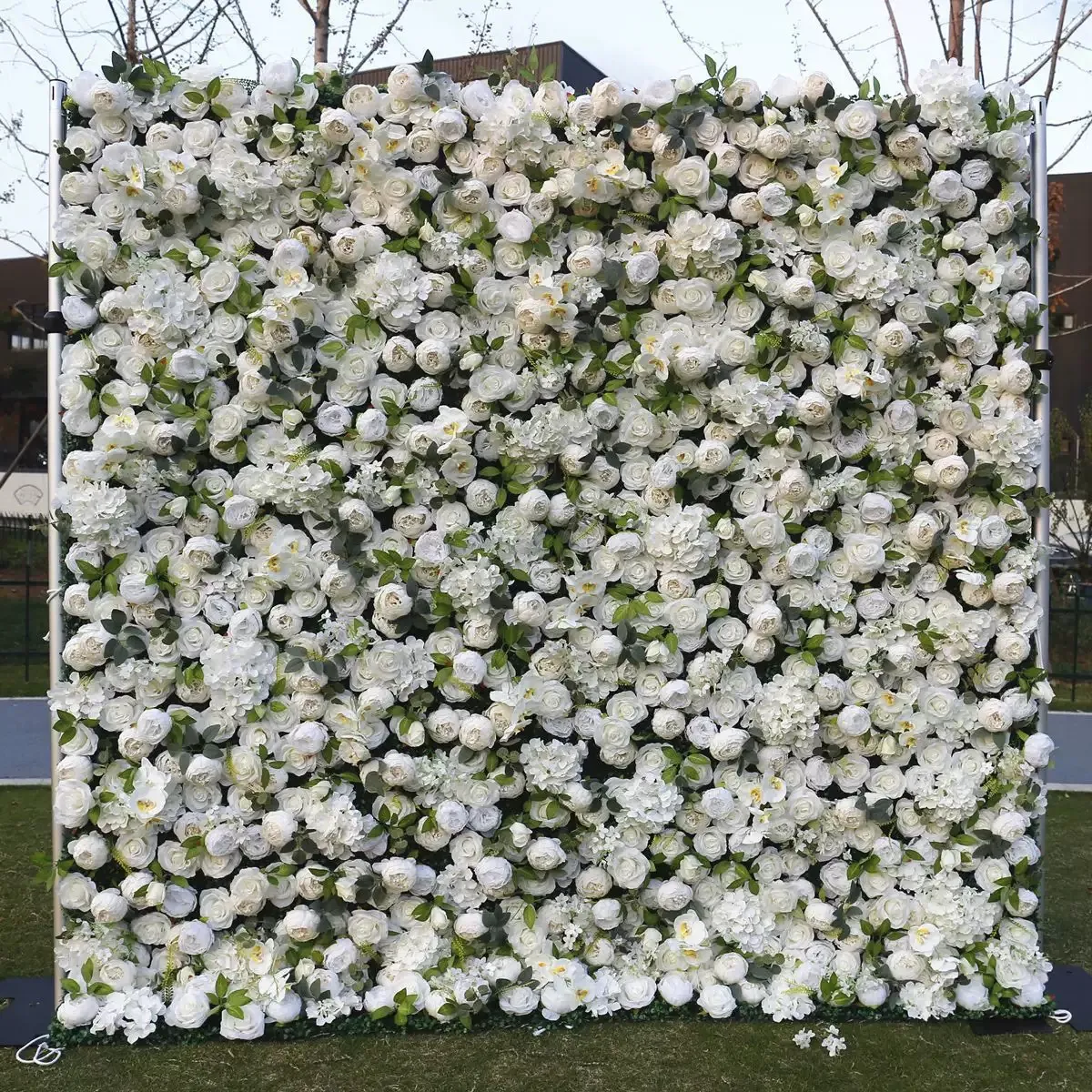 YBLioouke Flos Wall fabricae Rolling Sursum sagum Floral BackDrop Nuptialis Party rogationem decor