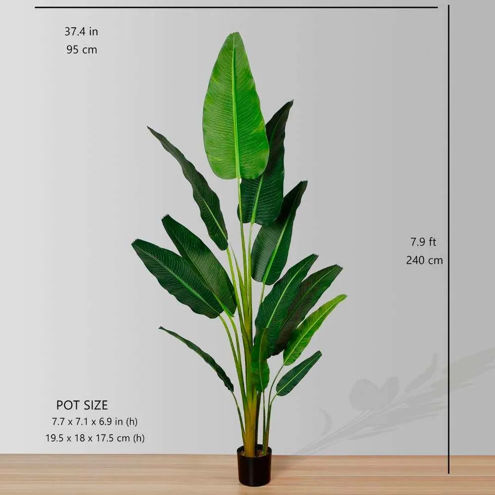 Artificialis viatores Palm ligni potted plant