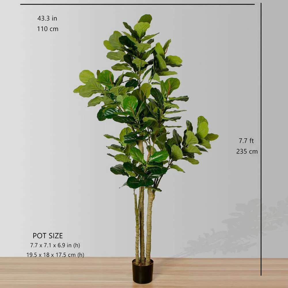 Artificialis fiddle folium potted plant