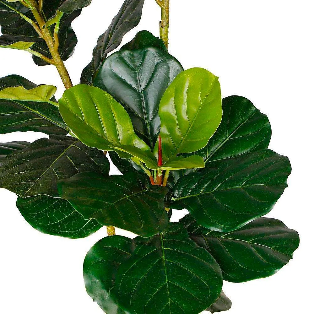 Lyrata artificialis fiddle folium potted plant (multa magnitudinum)