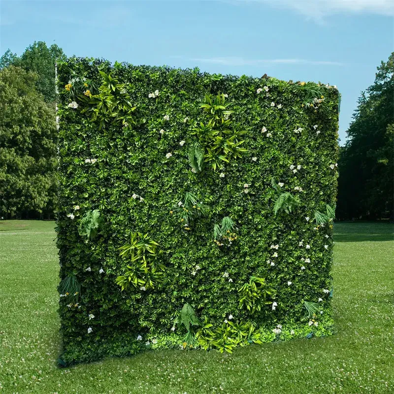 Flos Wall Viride artificialis fabricae volvente sursum sagum floralibus backdrop