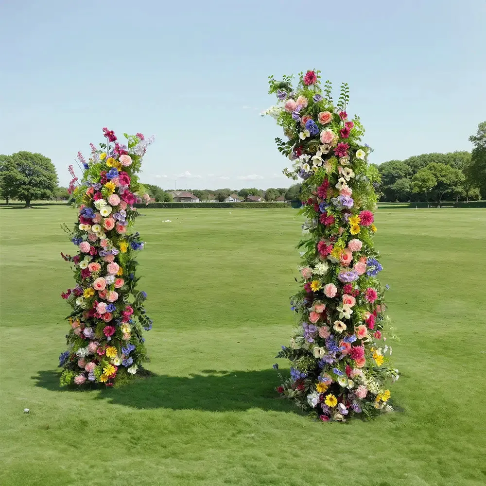 Flos Arcus Floral columns ad Party Decor inter frame