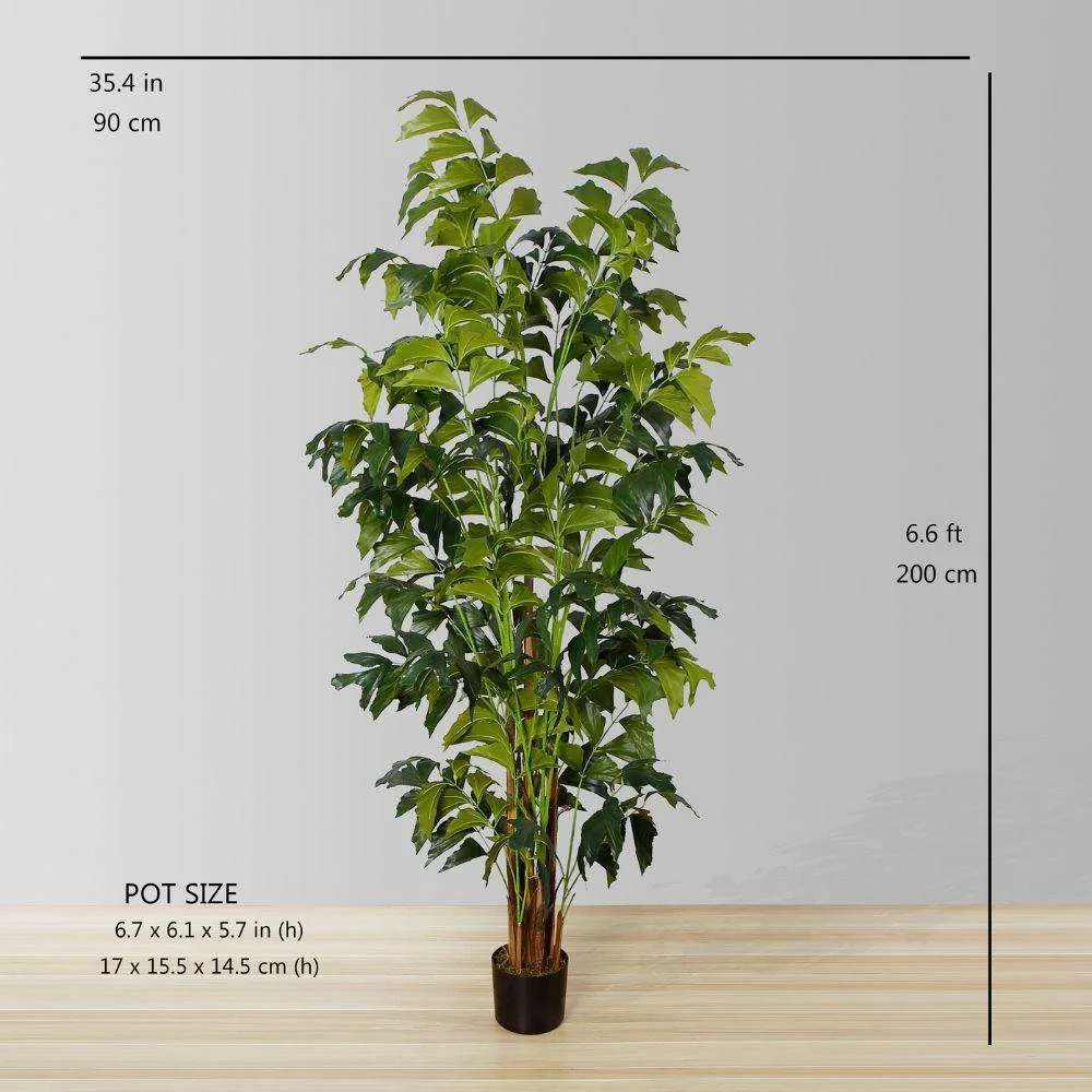 Artificialis Fishtail Palm Arbor Potted Plant (Multiple Sizes)